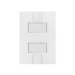 MEC-TRONIC LINHA CLICK BRANCO 2 INTERRUPTOR SIMPLES 10A 250VCA
