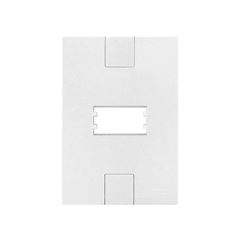 MEC-TRONIC LINHA CLICK BRANCO PLACA 4X2 1 MÓDULOS HORIZONTAL