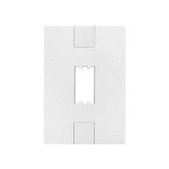 MEC-TRONIC LINHA CLICK BRANCO PLACA 4X2 1 MÓDULOS VERTICAL