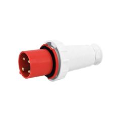 PINO INDUSTRIAL DECORLUX 63A-3P+N+T,9H,IP67 VERMELHO 220/240V