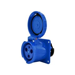 TOMADA INDUSTRIAL EMBUTIR DECORLUX VERMELHO 63A-2P+T,6H,IP67 220/240V