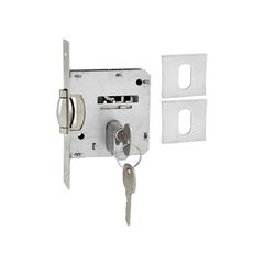 FECHADURA HELA 2023 PIVOTANTE ROSETA QUADRADA CROMADA