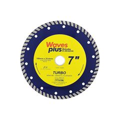 DISCO DIAMANTADO WAVES PLUS TURBO 180X25,4MM