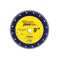 DISCO DIAMANTADO WAVES PLUS TURBO 230X22,2MM