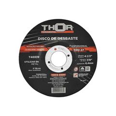 DISCO DESBASTE METAL THOR  4.1/2    115MM