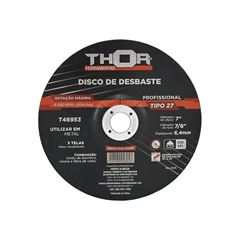 DISCO DESBASTE METAL THOR  7    180MM