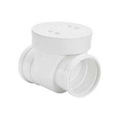 VALVULA PLASTUBOS RETENCAO ESGOTO COM PORTINHOLA DN100X150