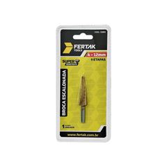 BROCA ESCALONADA FERTAK 4 A 12MM 9 ETAPAS