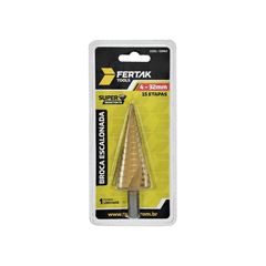 BROCA ESCALONADA FERTAK 4 A 32MM 15 ETAPAS