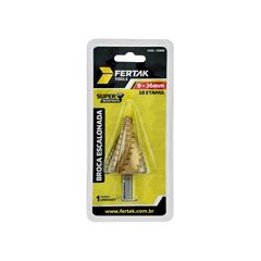 BROCA ESCALONADA FERTAK 9 A 36MM 10 ETAPAS