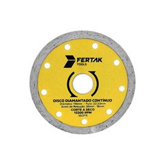 DISCO DIAMANTADO FERTAK CONTINUO 110MM X 20MM