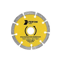 DISCO DIAMANTADO FERTAK SEGMENTADO 110MM X 20MM
