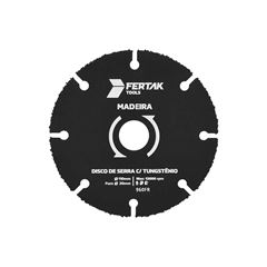 DISCO DE CORTE PARA MADEIRA FERTAK TUNGSTÊNIO 110MM X 20MM