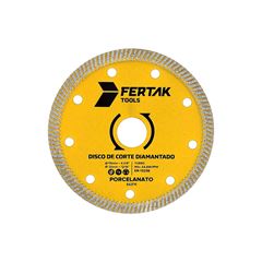 DISCO DIAMANTADO PARA PORCELANATO FERTAK TURBO 110MM X 20MM