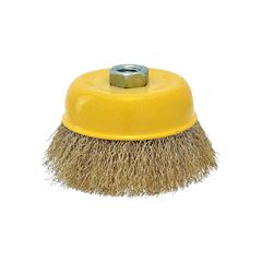 ESCOVA AÇO TIPO COPO FERTAK 4-100MM ONDULADA ROSCA M14