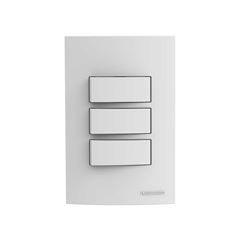 SOPRANO LINHA BRAVA 3 INTERRUPTORES SIMPLES 10A 250V