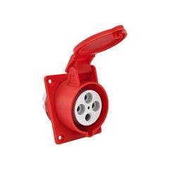 TOMADA INDUSTRIAL PAINEL MEC-TRONIC VERMELHO 3P+T 16A 380/440V