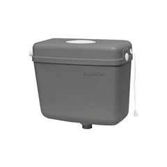 CAIXA DESCARGA ALUMASA SEM ENGATE CINZA ESCURO 9L