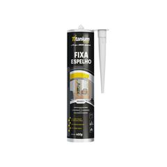 SELANTE FIXA ESPELHOS TITANIUM BRANCO 400G