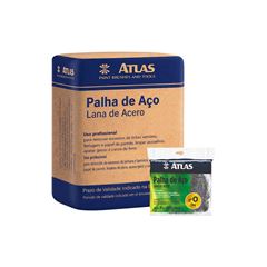 PALHA DE ACO ATLAS N°0 C/20