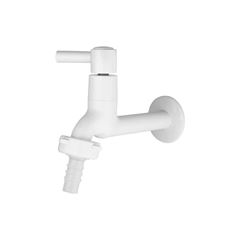 TORNEIRA MARCHEZAN PARA JARDIM ABS BRANCO COM BICO 1/2-3/4 C80 1/4 DE VOLTA