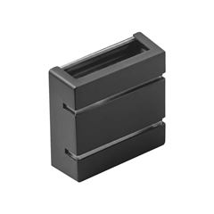 ARANDELA EXTERNA OPL MUNIQUE 2 ALETA 2 FACHOS ABERTO PRETO SEM LÂMPADA G9