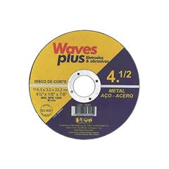 DISCO DE CORTE WAVES FERRO 4.1/2”X3.1/8X7/8