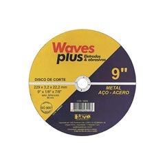 DISCO DE CORTE WAVES FERRO 9”X1/8X78