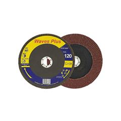 Disco Flap Waves Plus Zircônio 180mm Grão 120