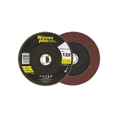 Disco Flap Waves Black 7” Grão 120 180x22,2mm