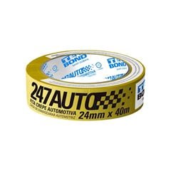 Fita Crepe Tekbond 247 Auto Amarela 24mmx40m