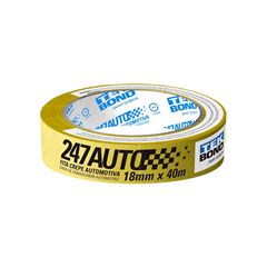 FITA CREPE TEK BOND 247 AUTO AMARELA 18MMX40M