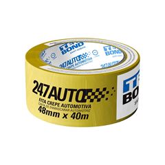 FITA CREPE TEK BOND 247 AUTO AMARELA 48MMX40M