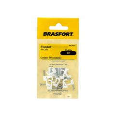 FIXA FIO BRASFORT N°10 BRANCO COM 10