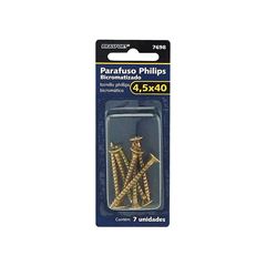 PARAFUSO PHILIPS BRASFORT BICROMATIZADO 4,5X40 C/07