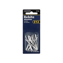 REBITE ALUMINIO BRASFORT 312 3,2X12MM C/10