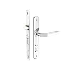 FECHADURA SOPRANO ESTREITA POP MAÇANETA RETA CR EXTERNO CILINDRO 45MM 27MM