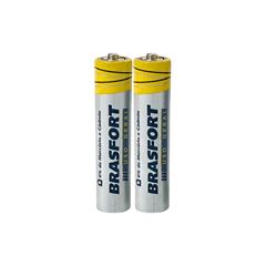PILHA BRASFORT SHRINK 1,5V PALITO  AAA C/02