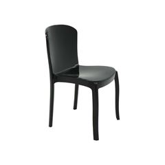 CADEIRA EMPILHÁVEL TRAMONTINA ANNA EM POLIPROPILENO PRETA