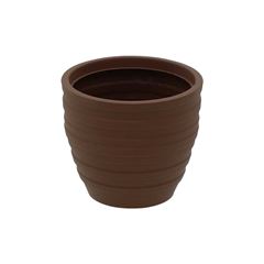 VASO TRAMONTINA INCA TERRACOTA EM POLIETILENO 15,5 CMX 17,5CM