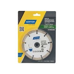 DISCO DIAMANTADO NORTON STANDARD SEGMENTADO 110MM X 20MM
