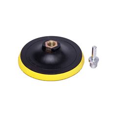 DISCO DE BORRACHA COM VELCRO FERTAK 125MM M14 C/ADAPTADOR