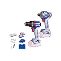 KIT PARAFUSADEIRA/FURADEIRA DE IMPACTO 20V 66 N.M + PARAFUSADEIRA DE IMPACTO 20V 285 N.M TRAMONTINA BY TOTAL