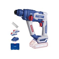 MARTELETE PERFURADOR/ROMPEDOR 20V SDS-PLUS 11/16” (18 MM) BRUSHLESS TRAMONTINA BY TOTAL - COM 2 BATERIAS 20V DE 2,0AH, CARREGADOR E MALETA
