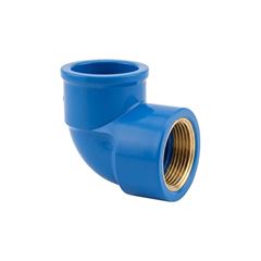 JOELHO REBOUÇAS BUCHA LATÃO AZUL 25X3/4