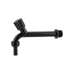 TORNEIRA REBOUÇAS PARA PIA C/BICO 3/4X1/2 15CM PRETO