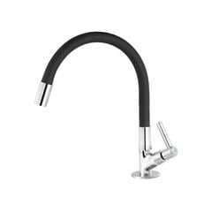 TORNEIRA MARCHEZAN PARA COZINHA BANCADA PRETA 42CM 1/4V C80