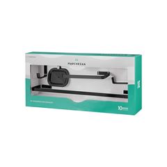 KIT PARA BANHEIRO MARCHEZAN LINHA FIT PRETO FOSCO C/05