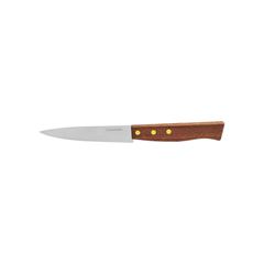 FACA PEIXEIRA E COZINHA ROSEBRAND COM LÂMINA EM AÇO POLIDO COM CABO DE MADEIRA N°05 03 CRAVOS