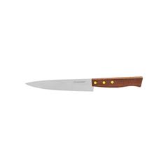 FACA PEIXEIRA E COZINHA ROSEBRAND COM LÂMINA EM AÇO POLIDO COM CABO DE MADEIRA N°07 03 CRAVOS
